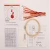 DUTCH STITCH BROTHERS Embroidery Kits - Counted Cross Stitch Set with 6 Inch Hoop. 14 Count Aida Fabric. Ideal Embroidery Kits for Beginners. Christmas Theme. DSB043E view 3