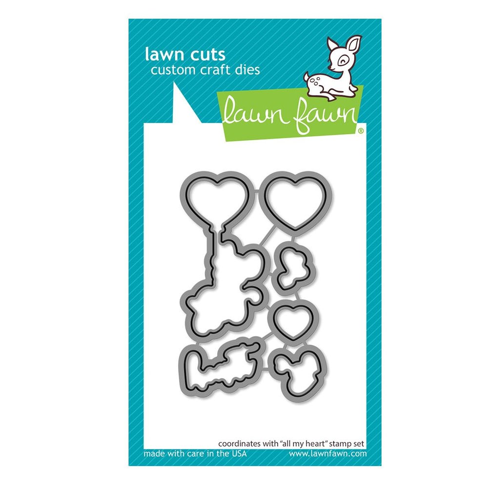 LAWN FAWN LF3309 All My Heart - Lawn Cuts Dies