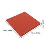 NUOBESTY 3pcs High Temp Insulation Rubber Heat Press Mat Foaming Pad for Even Pressure Distribution Absorption for Heat Transfer Projects view 2