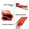 NUOBESTY 3pcs High Temp Insulation Rubber Heat Press Mat Foaming Pad for Even Pressure Distribution Absorption for Heat Transfer Projects view 3