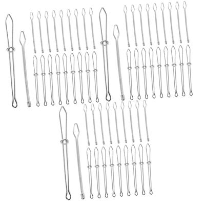 TEHAUX 90pcs Tool Thread Guide for Embroidery Thread Threader Threading Apparatus