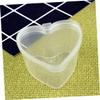 Anneome 50pcs Heart Shape Storage Boxes Transparent Pp Jewelry Organizer DIY Sealing Case Heart Shaped Mini Boxes for Counter view 4