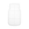 VILLCASE Mason Jar Shape Silicone Mold for Epoxy Resin Crafting DIY Candle Holder Tray Mold Flexible Reusable Resin Casting 6.18X3.54 Inch view 1