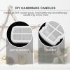 VILLCASE Mason Jar Shape Silicone Mold for Epoxy Resin Crafting DIY Candle Holder Tray Mold Flexible Reusable Resin Casting 6.18X3.54 Inch view 3