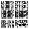 400 Pieces Black Letter Stickers 24 Sheets Large 2.5 Inch Self Adhesive Number Alphabet Kit Waterproof for Bulletin Board Letters Mailbox Numbers Labels DIY Crafts Art Making view 1
