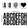 400 Pieces Black Letter Stickers 24 Sheets Large 2.5 Inch Self Adhesive Number Alphabet Kit Waterproof for Bulletin Board Letters Mailbox Numbers Labels DIY Crafts Art Making view 2