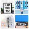 400 Pieces Black Letter Stickers 24 Sheets Large 2.5 Inch Self Adhesive Number Alphabet Kit Waterproof for Bulletin Board Letters Mailbox Numbers Labels DIY Crafts Art Making view 4