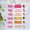 Keoker Mini Petal Clay Cutters - 6 Shapes Mini Flower Clay Cutter for Earrings Making, Polymer Clay Flower Molds, Clay Cutters for Polymer Clay Jewelry view 3