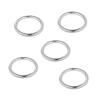 CHATROOM 5 X Welded Ring 304 Stainless Steel O Round Rings for Canoes Diving Saddles Marine Shade Sail Boat Applications (Color : Silver, Size : 3 x 15mm) view 4