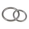 CHATROOM Heavy Duty Welded Round Rings Smooth Solid O Ring 304 Stainless Steel for Rigging Marine Boat Hammock Yoga Hanging Ring 1pcs (Color : Silver, Size : M4x20) view 1