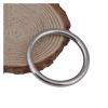 CHATROOM Heavy Duty Welded Round Rings Smooth Solid O Ring 304 Stainless Steel for Rigging Marine Boat Hammock Yoga Hanging Ring 1pcs (Color : Silver, Size : M4x20) view 4