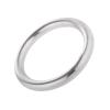 CHATROOM 1pcs Smooth Welded Ring Polished 304 Stainless Steel 40-100mm Dia. O Round Rings for Canoes Marine Shade Sail Boat (Color : Silver, Size : 10mm 60mm) view 1