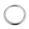 CHATROOM 1pcs Smooth Welded Ring Polished 304 Stainless Steel 40-100mm Dia. O Round Rings for Canoes Marine Shade Sail Boat (Color : Silver, Size : 10mm 60mm) view 3