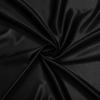 Fynite Black Satin Fabric by The Yard, 44" Wide Soft & Shiny Charmeuse Satin Cloth Fabric for Sewing Bridal Dress, Fashion Crafts, Costumes, Wedding Decorations Draping (10 Yard) view 1