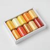 Hand and Machine Sewing Thread,10 Spools/Lot 1000 Yards Polyester Thread for Sewing & Quilting,Sewing Thread Suitable for Needlework & Machine-red Series (Color : Yellow Series) view 1