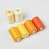 Hand and Machine Sewing Thread,10 Spools/Lot 1000 Yards Polyester Thread for Sewing & Quilting,Sewing Thread Suitable for Needlework & Machine-red Series (Color : Yellow Series) view 2