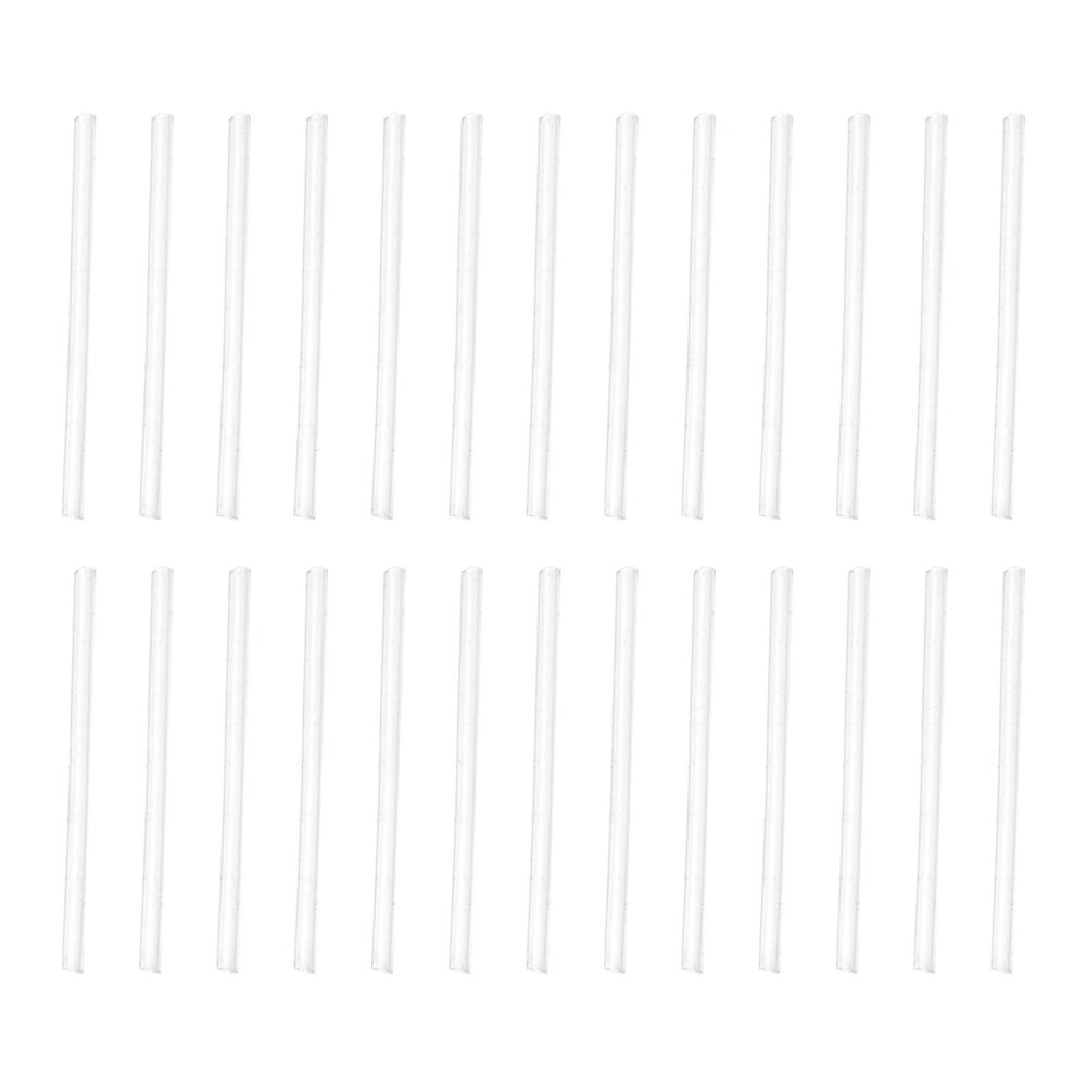 HOODANCOS 50pcs Earring Sleeve Protectors Soft Covers for Ears Transparent Earring Tubes Lightweight Accessories for Women and Girls