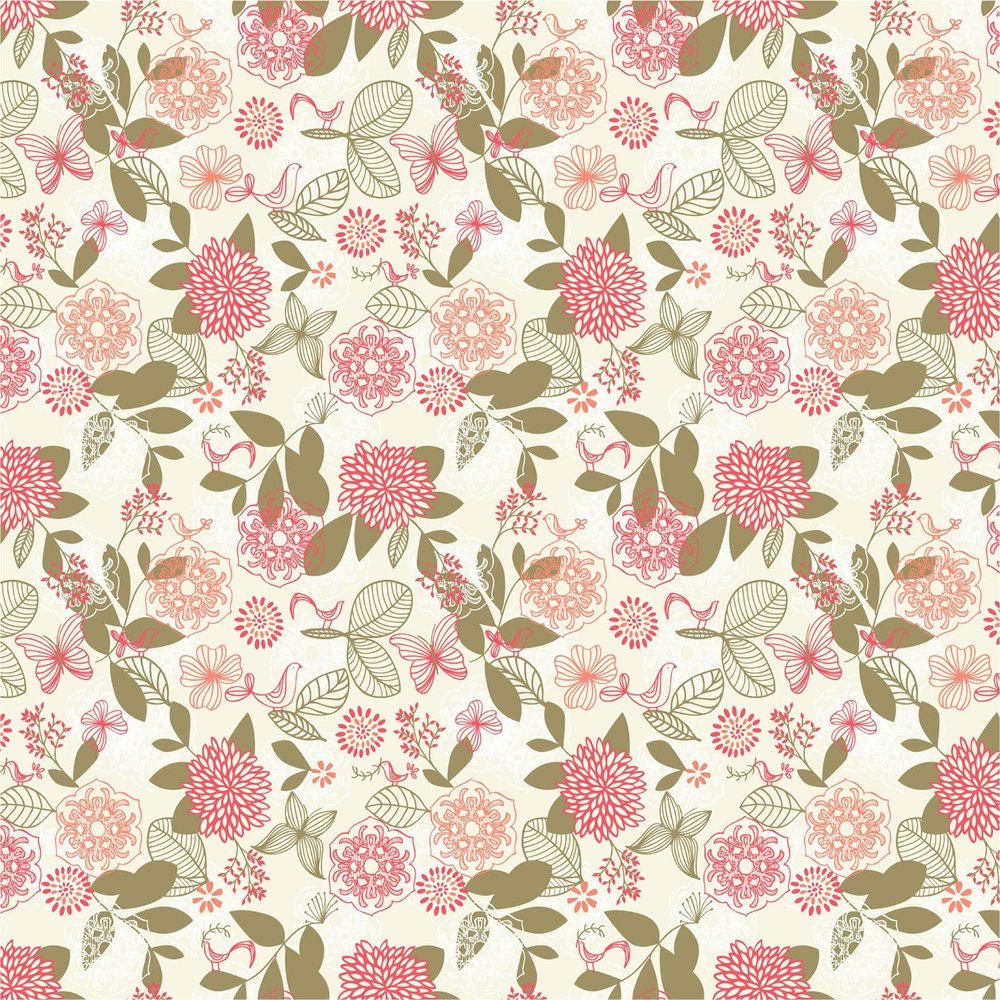 HTV4U Puff Valentine's Day Heat Transfer Vinyl (Fancy Flower, 12" x 5 Yards) - 3D Flower Design Printed Pattern, Heat Press Transfer Print for DIY Craft, Shirt Embellishment