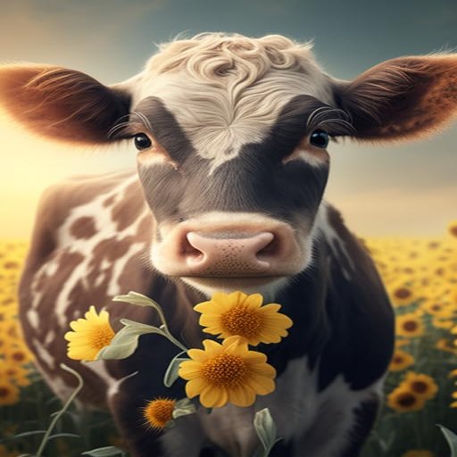 Treff 5D Diamond Painting,Dairy Cattle Pattern Paint with Diamonds DIY Diamond Art, Painting by Number Kits Full Drill Rhinestone for Home Wall Decor 12x8 inch