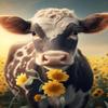 Treff 5D Diamond Painting,Dairy Cattle Pattern Paint with Diamonds DIY Diamond Art, Painting by Number Kits Full Drill Rhinestone for Home Wall Decor 12x8 inch view 1