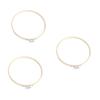 STOBOK 3pcs Circle Embroidery Hoop Cross Stitch Ring Embroidery Stabilizer Hoops Bulk view 1