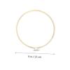 STOBOK 3pcs Circle Embroidery Hoop Cross Stitch Ring Embroidery Stabilizer Hoops Bulk view 2