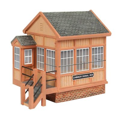 Hornby R7393 OO Gauge Chinnor Signal Box - Extra Track Pieces for Model Railway Sets, Toy Train Track Building Accessories - Hobbies for Men - Scale 1:76, Black