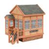 Hornby R7393 OO Gauge Chinnor Signal Box - Extra Track Pieces for Model Railway Sets, Toy Train Track Building Accessories - Hobbies for Men - Scale 1:76, Black view 1