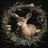 RMSGOZO Diamond Painting Kits Garland Deer 12X12 Inch - Plum Blossom Deer Diamond Painting for Adluts Beginner, Full Round Fine Rhinestones Handmade Diamond Kit, for Wall Decor Club Decor view 1