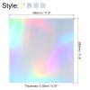 PATIKIL 12"x12" Holographic Cardstock, 60 Pack Metallic Iridescent Mirror Paper Foil Board Reflective Sheets for Scrapbook Poster DIY Craft, 4 Colors view 2
