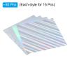 PATIKIL 12"x12" Holographic Cardstock, 60 Pack Metallic Iridescent Mirror Paper Foil Board Reflective Sheets for Scrapbook Poster DIY Craft, 4 Colors view 3