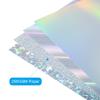 PATIKIL 12"x12" Holographic Cardstock, 60 Pack Metallic Iridescent Mirror Paper Foil Board Reflective Sheets for Scrapbook Poster DIY Craft, 4 Colors view 4