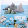 3pcs Mountain Silicone Resin Molds for DIY Crafts Epoxy Casting Decorative Ornaments Easy Demold with Smooth Interior for Coasters and Unique view 3
