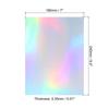 PATIKIL 9.5"x7" Holographic Cardstock, 20 Pack Metallic Iridescent Mirror Paper Foil Board Reflective Sheets for Scrapbook Poster DIY Craft, Style 1 view 2