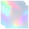 PATIKIL 12"x12" Holographic Cardstock, 20 Pack Metallic Iridescent Mirror Paper Foil Board Reflective Sheets for Scrapbook Poster DIY Craft, Style 1 view 1