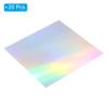 PATIKIL 12"x12" Holographic Cardstock, 20 Pack Metallic Iridescent Mirror Paper Foil Board Reflective Sheets for Scrapbook Poster DIY Craft, Style 1 view 3
