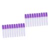 STOBOK 20pcs Needle Tube Holder Plastic Organizer for Sewing Needles Jewelry Beads Medicine Airtight Storage Portable for Craft Lovers view 1