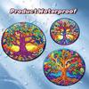 Puraikcmi 6pcs Tree of Life Plants Diamond Art Coasters Kits with Holder DIY Small Tree Diamond Paintings Coasters for Beginners, Adults, Diamond Art Crafts Supplies view 3