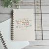Swaygirls Bible study notebook | With God all things are possible | Prayer journal | Christian spiral notebook | Bible journal | Faith notebooks | Soft cover wire notebooks & journals view 4