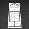 2 Pack Hopscotch Stencil 108" x 40" Parking Lot Asphalt Marking Stencil .060 Thick 2 Piece Template for Residential Sidewalks Concrete Playgrounds and Community Centers by Marketing Holders view 2