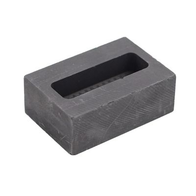 Graphite Ingot Mold Crucible Mould for Gold Silver Copper Brass Aluminum Metal Melting Casting Refining Ingot Molds(Dark Grey)