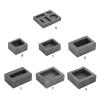 Graphite Ingot Mold Crucible Mould for Gold Silver Copper Brass Aluminum Metal Melting Casting Refining Ingot Molds(Dark Grey) view 2