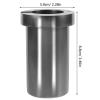 SEWACC Graphite Crucible, 1KG Graphite Pouring Foundry Crucible for Metal Melting Ingot Mold Gold Silver Brass Aluminum Furnace Casting Jewelry Tools view 3