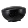 Anneome Yarn Storage Bowl Black Plastic Crochet Container with Lid for Knitting Accessory for Craft Room Yarn view 1