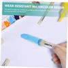 STOBOK 6pcs Portable Wear-Resistant Watercolor Brushes for Professional and Beginner Artists Lightweight and Easy to Grip for Acrylic Oil and Gouache Painting view 4