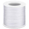 Anezus White Nylon String for Bracelets, 0.8mm Nylon Thread Braided Nylon Cord Wind Chime Outdoor Twine String for Beading, Necklaces, Blinds, DIY Craft, Jewelry Making view 1