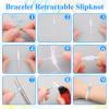 Anezus White Nylon String for Bracelets, 0.8mm Nylon Thread Braided Nylon Cord Wind Chime Outdoor Twine String for Beading, Necklaces, Blinds, DIY Craft, Jewelry Making view 3