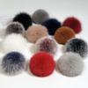 Gumney 5.91 inch Faux Fur Pom Pom, Fluffy Pom Pom Ball Plush Pompom for Hat Scarves Gloves Bags Accessories,15 view 2