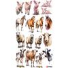 Ceramic Decals - Overglaze - Enamel Decal - Farm Animal view 1