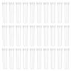 Vials for Flower Arrangements 2.8 Inch Floral Water Tubes Plastic Floral Vials with Caps (Clear, 30 Pack) view 1